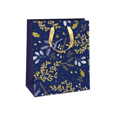 Taška na dárky QC Glitter Vánoce, 18x10x22,7 cm, mix